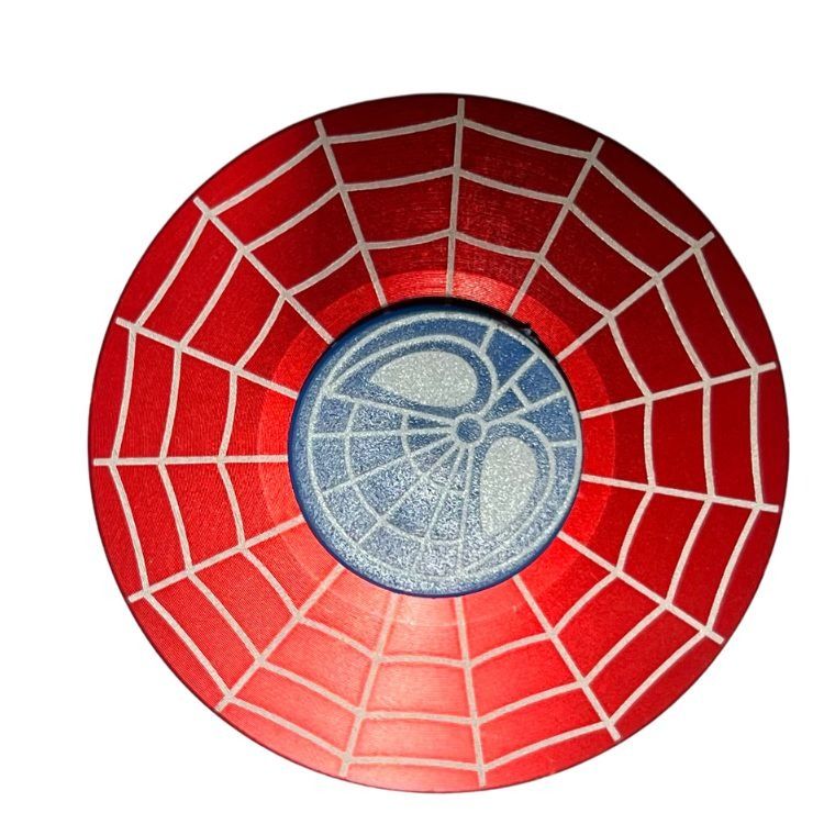 Red And Blue Round  spiner - spiderman image 1